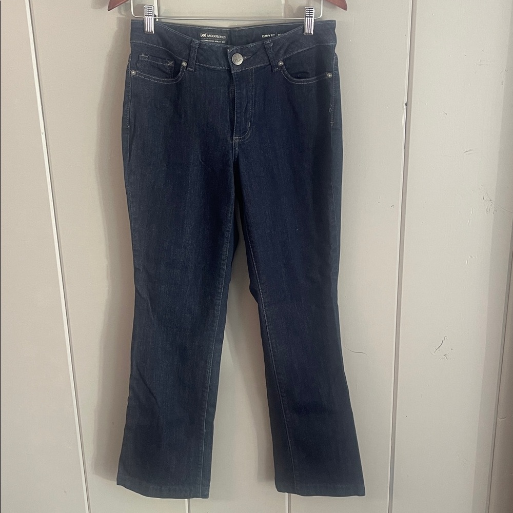 Lee Jeans Bootcut Denim Curvy Western Cowgirl Boho Festival size 10